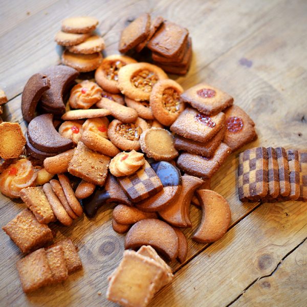 Assortiment droge koekjes